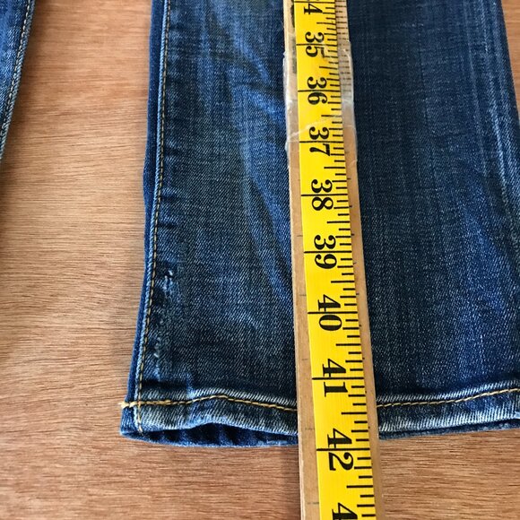 Dsquared2 Jeans Men 48 W32 Blue Low Rise Button Fly Distressed Selvedge Grunge - Picture 5 of 14